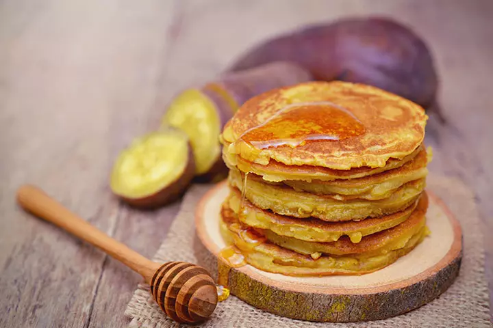 Sweet potato pancake recipe for kids