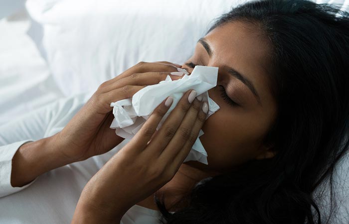 The Breathe Easy eye mask or sinus compress looks different from your standard eye masks