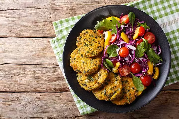 Vegetable pancake recipe for kids