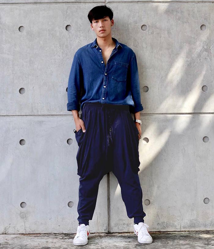 Drop Crotch Pants