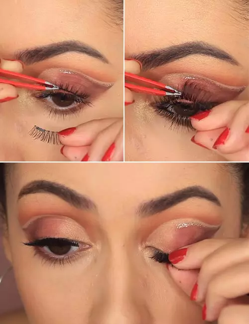 Step 2 Apply The Top Lashes