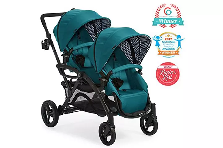 Contours Options Elite Tandem Double Baby & Toddler Stroller