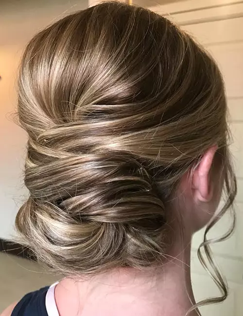 Loose Wrap Updo