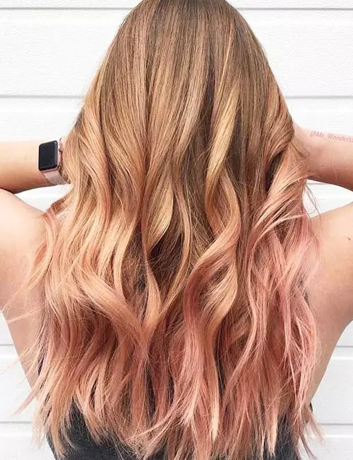 Rose Gold Balayage