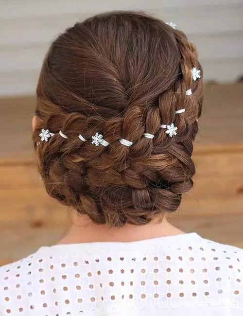 4-Strand Braided Updo