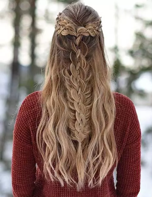 4-Strand Stacked Fishtail Braid