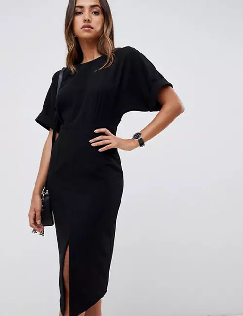 Black Midi Dress - Summer Outfits