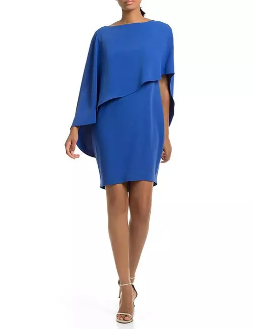 Blue Sheath Dress