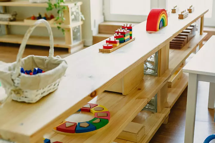 Play Table Cum Shelves