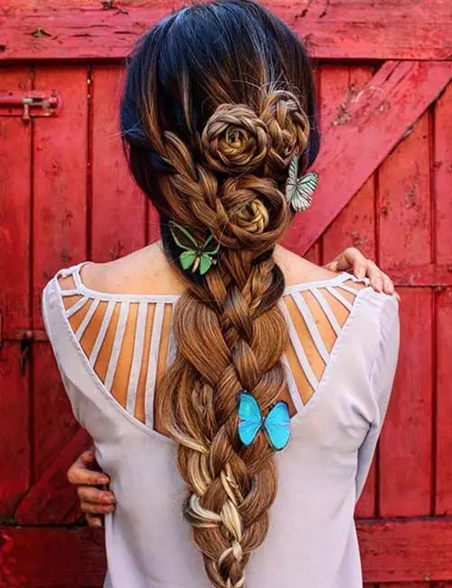 Rose 4-Strand Braid