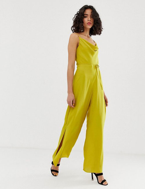 Satin Jumpsuit Satin Jumpsuit - Summer Outfits