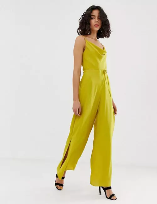 Satin Jumpsuit - Summer Outfits