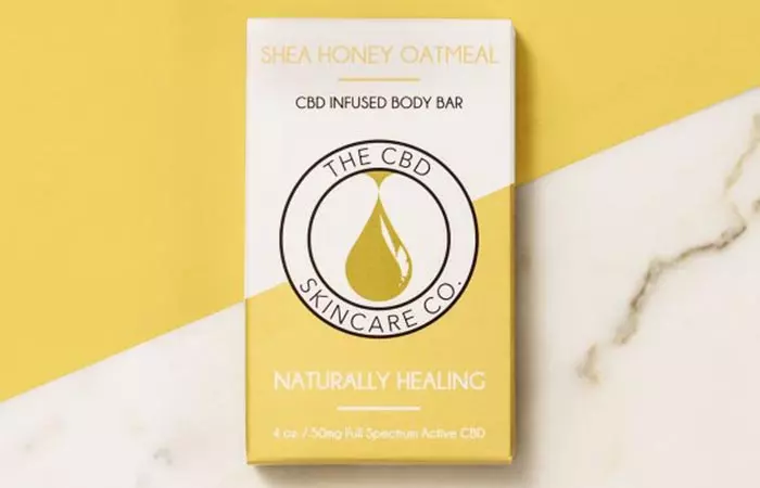 Shea Honey Oatmeal CBD Infused Body Bar