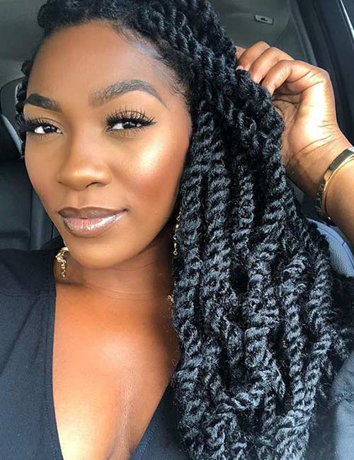 Side Havana Twists
