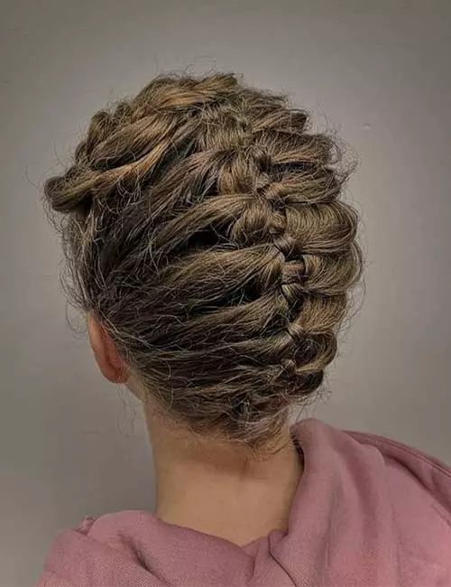 Tucked In 4-Strand Braid