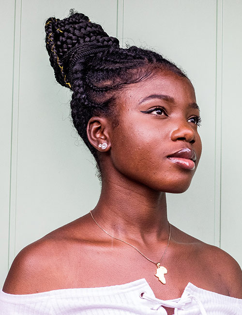 Braided Top Knot