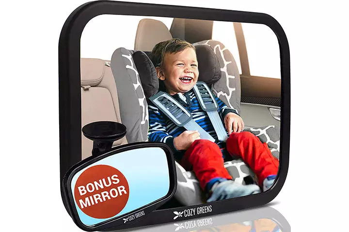 Cozy Greens Baby Car Mirror