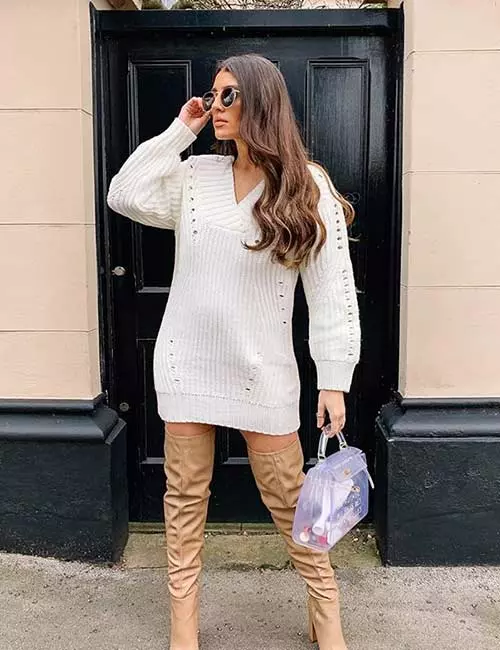 Knit Sweater Dress