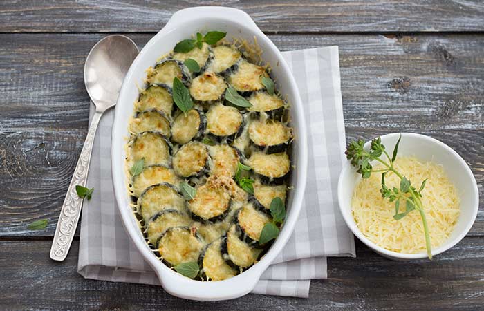 Low-Carb Zucchini Gratin