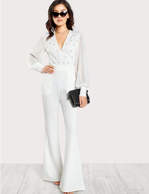 Pearl Embellished Jumpsuit