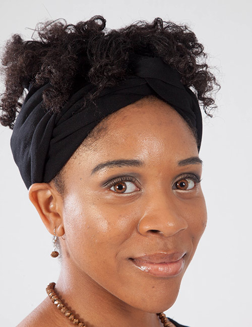 Simple Head Wrap Updo