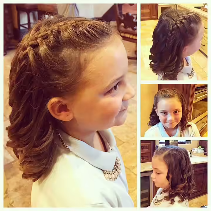 1. Side French Braid