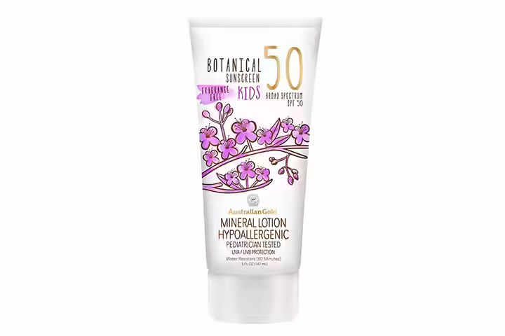 Australian Gold Botanical Sunscreen Mineral Lotion for Kids