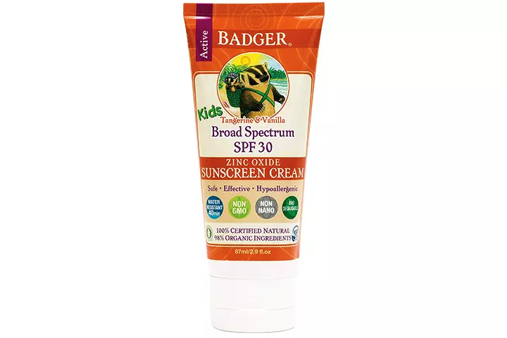 Badger – SPF 30 Kids Sunscreen Cream