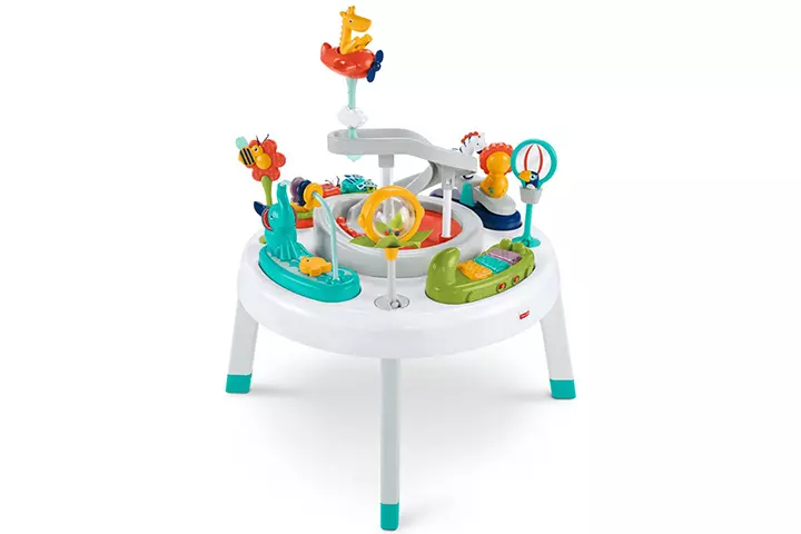 1. Fisher-Price Spin 'n Play Safari Activity Center