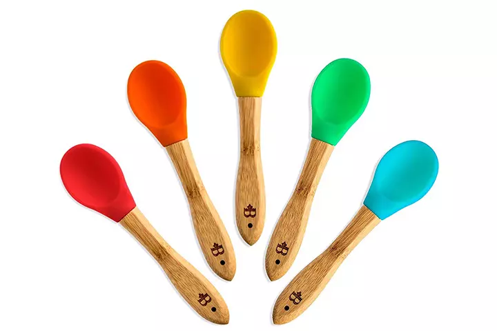 Bamboo Baby Feeding Spoons Set