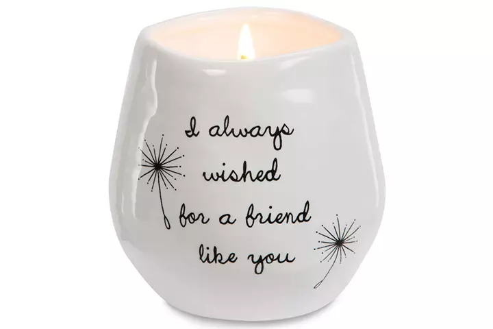 Ceramic soy serenity scented candle