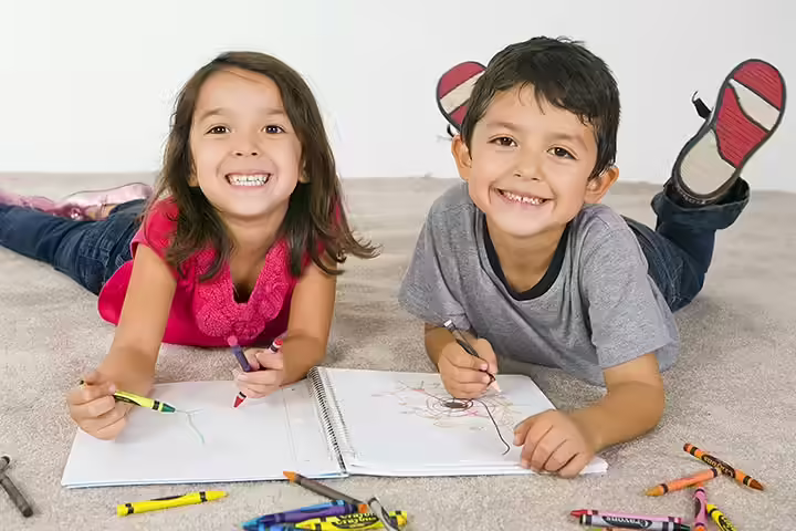 Coloring Books And Crayons