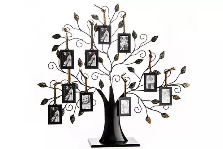 Family tree picture frame