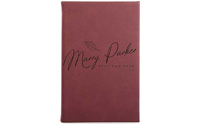 Leather Journal With Name Personalized Leather Journal With Name