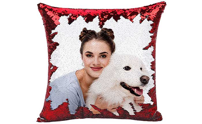 Sequin Pillow Personalized Sequin Pillow