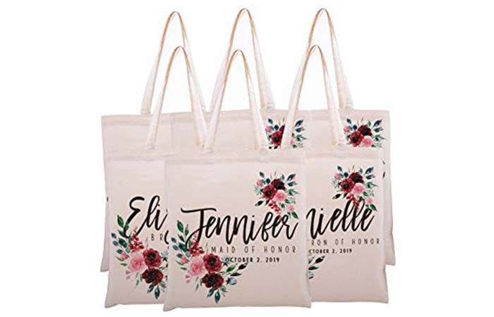Tote Bag With Name Personalized Tote Bag With Name