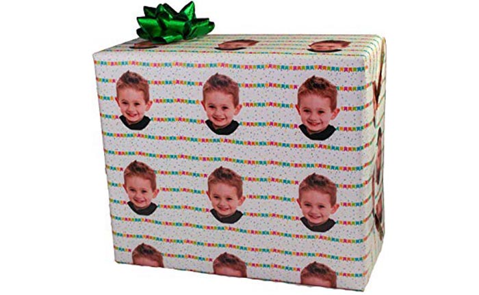 Wrapping Paper With Photo Personalized Wrapping Paper With Photo