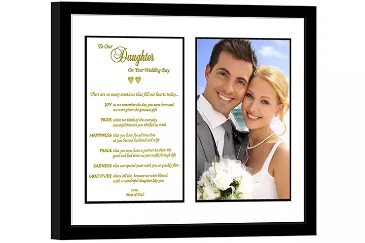 Wedding photo frame