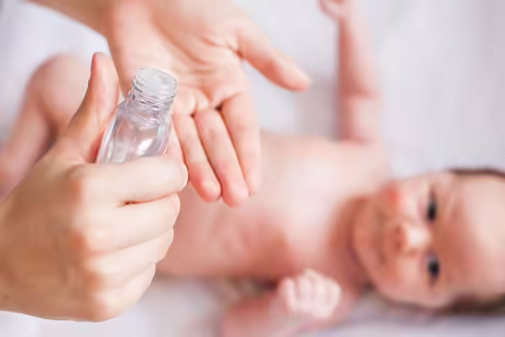 1. You Want To Give Your Baby An Oil Massage Use It To Save Your Bedsheets!