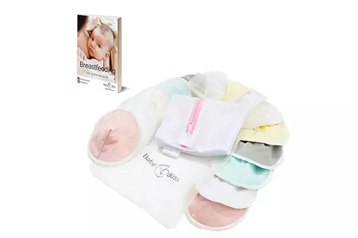 BabyBliss Natural Bamboo Reusable Nursing Pads