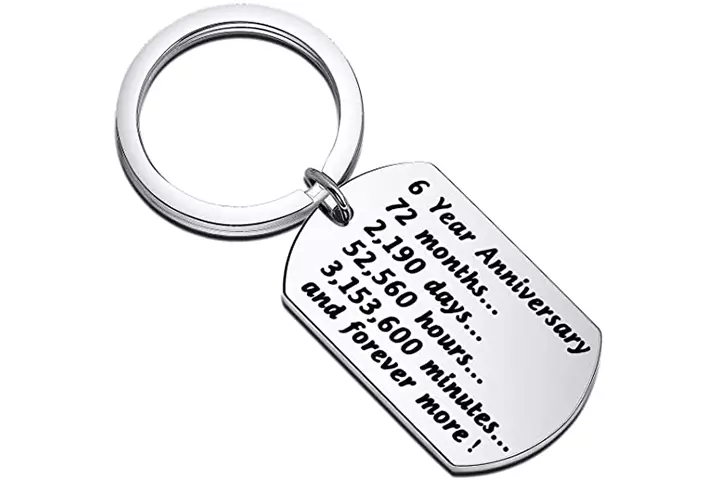 Bekech Wedding Anniversary Keychain