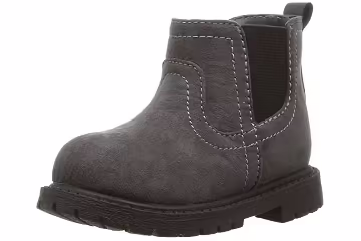 Carter's Kids Boy's Cooper3 Grey Chelsea Boot