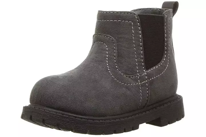 Carter's Kids Boy's Cooper3 Grey Chelsea Boot