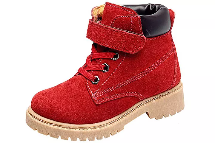 Dadawen Classic Waterproof Leather Winter Boots