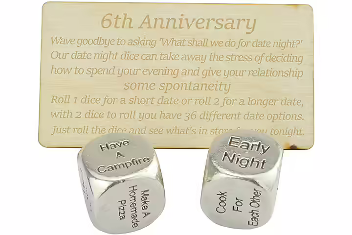 Date Night Dice From Anniversary Gifts