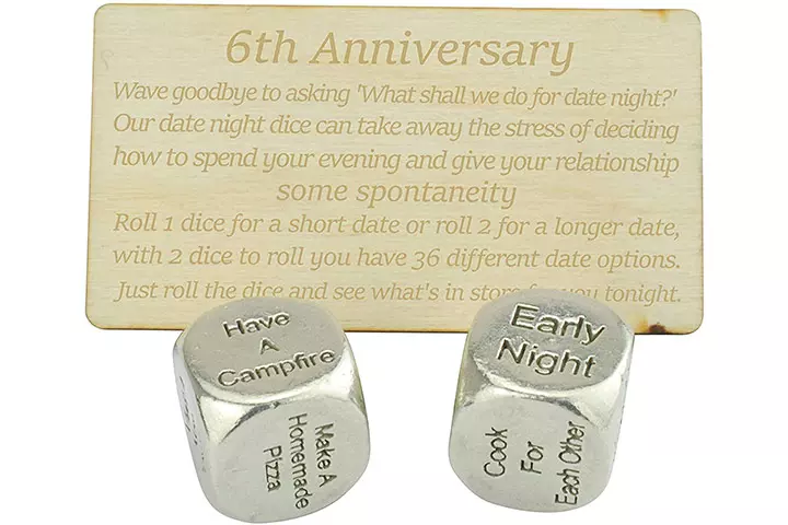 Date Night Dice From Anniversary Gifts