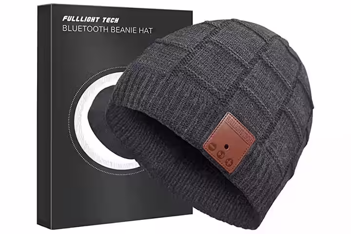 Fulllight Tech Upgraded Bluetooth Beanie Hat with Headphones