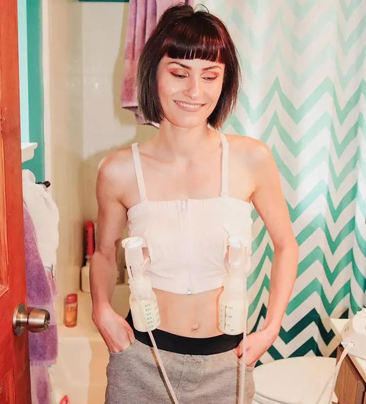 Hands-Free Pumping Bra