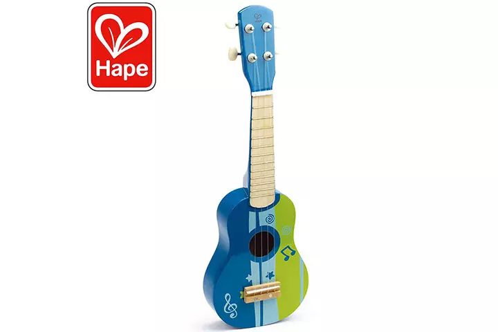 Hape Kid's Wooden Toy Ukulele