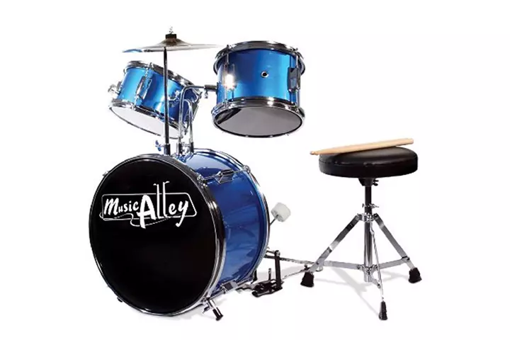 Music Alley Kids 3 Piece Beginners Drum Kit